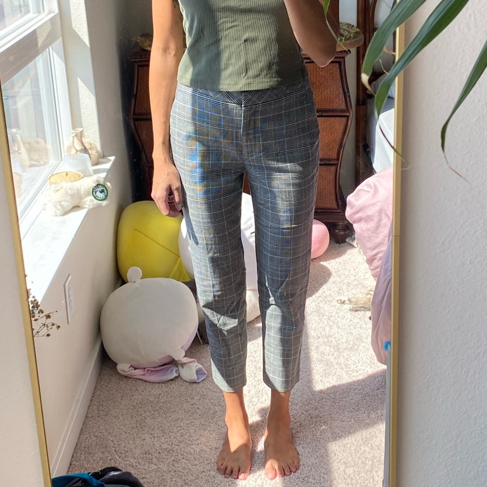 Plaid Women's Trousers